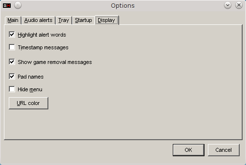GameHunter options, Display tab. Turn off 'Timestamp messages' to prevent Network GTA2 from crashing.
